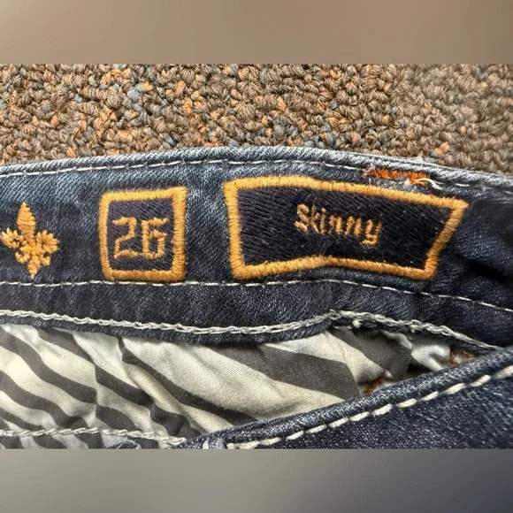 Rock Revival Women's Thick Stitch Jeans Dee Skinny  Size 26 Thick Stitch - Picture 8 of 15